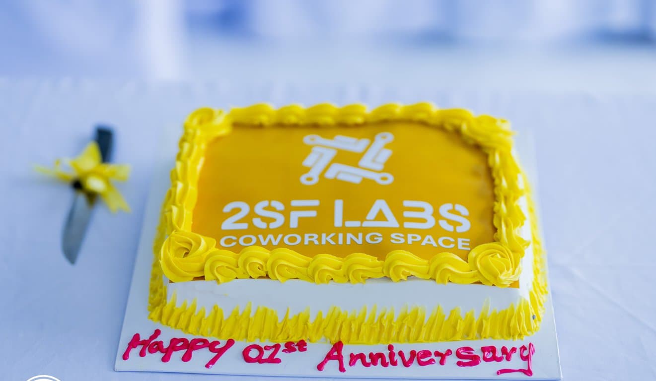 Community and team members during the 2SF Labs anniversary