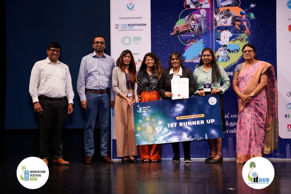 2SF Labs team at YGC-13 Innovation Festival 2024 - 1st Runner Up